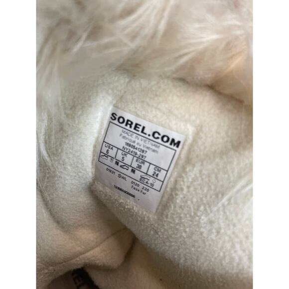 Sorel Tofino II women’s size 6 waterproof winter boots tan faux fur lining - Picture 6 of 8